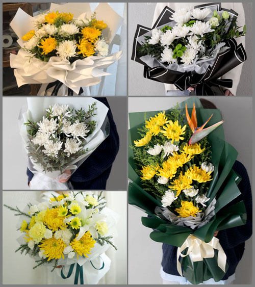广东河源市东源县白事花束代送